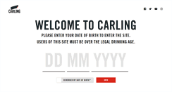 Desktop Screenshot of carling.com